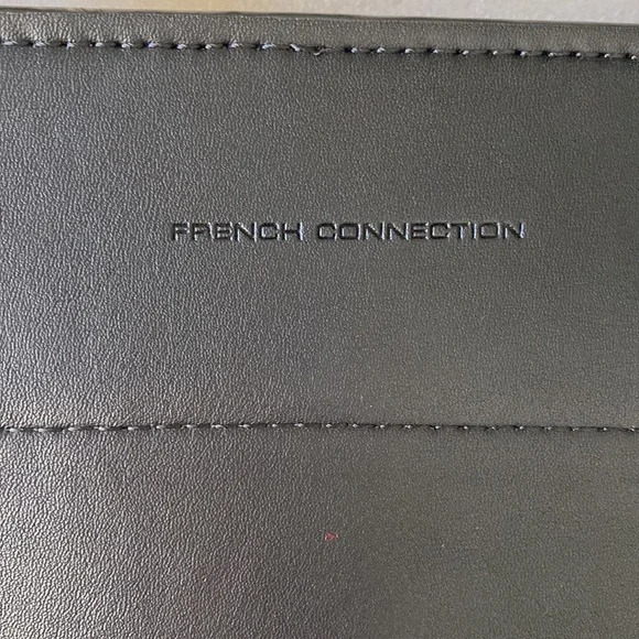 French Connection Saddlebag Black Leather - Picture 8 of 14